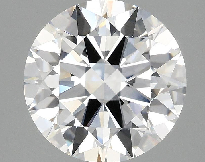 3.06 Carat Round Shaped Ideal Cut VVS2 IGI Certified Lab Grown Diamond