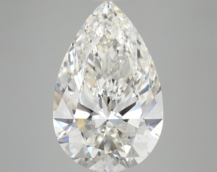 5.97 Carat Pear Shaped Ideal Cut VVS2 IGI Certified Lab Grown Diamond