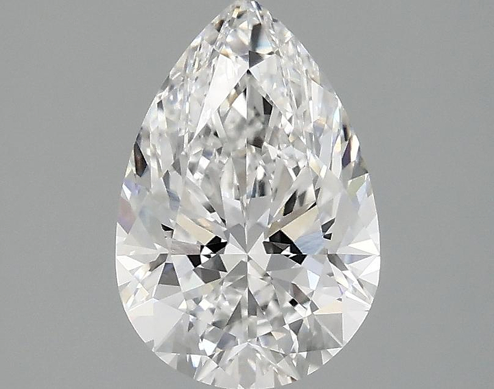 1.6 Carat Pear Shaped Excellent Cut VVS2 IGI Certified Lab Grown Diamond