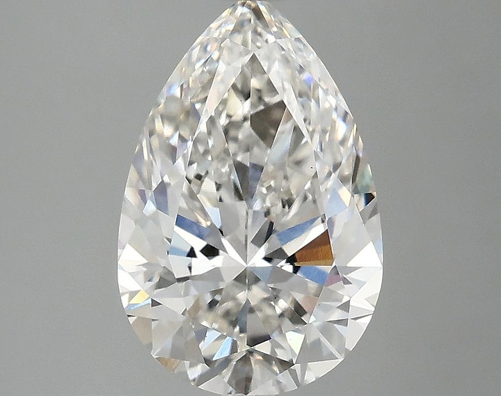 2.57 Carat Pear Shaped Excellent Cut VS1 IGI Certified Lab Grown Diamond