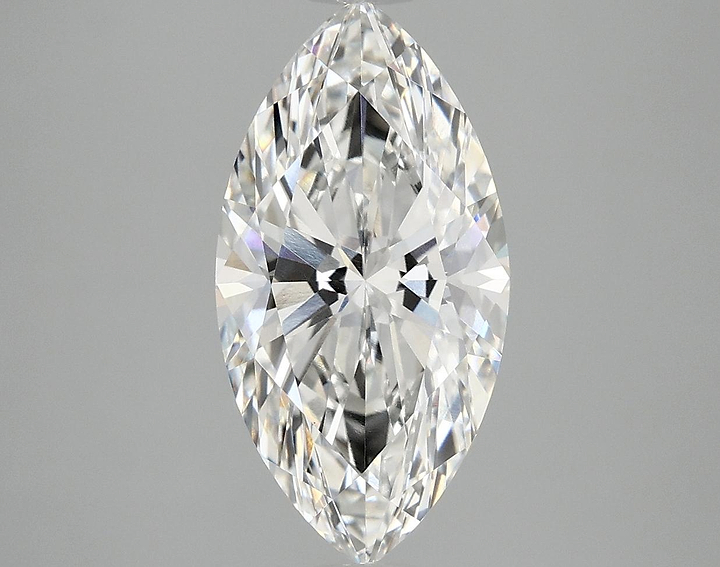 3.09 Carat Marquise Shaped Ideal Cut VVS2 IGI Certified Lab Grown Diamond