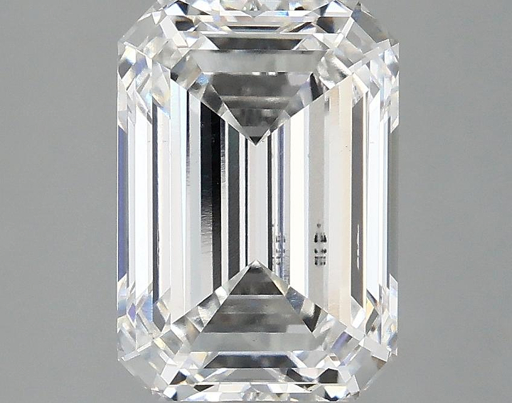 3.02 Carat Emerald Shaped Ideal Cut SI1 IGI Certified Lab Grown Diamond