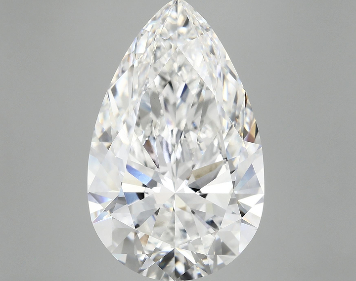 12.05 Carat Pear Shaped Ideal Cut VVS2 IGI Certified Lab Grown Diamond