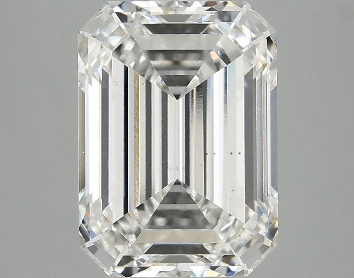 3.09 Carat Emerald Shaped Excellent Cut VS2 IGI Certified Lab Grown Diamond