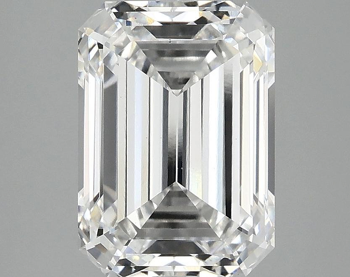 3.09 Carat Emerald Shaped Ideal Cut VS1 IGI Certified Lab Grown Diamond