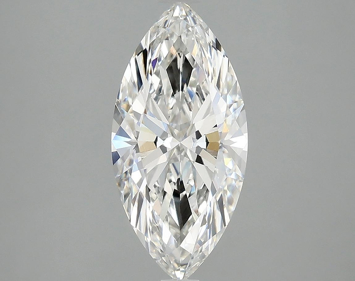 2.1 Carat Marquise Shaped Excellent Cut VVS2 IGI Certified Lab Grown Diamond