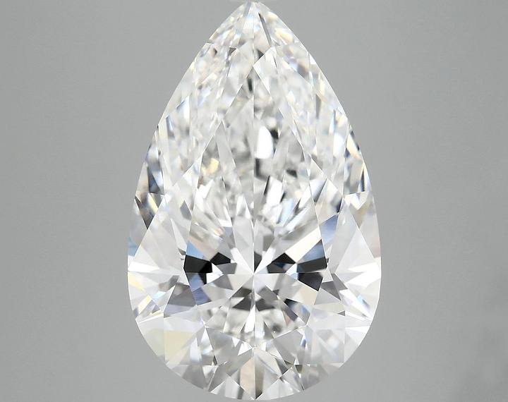 7.16 Carat Pear Shaped Ideal Cut VVS2 IGI Certified Lab Grown Diamond