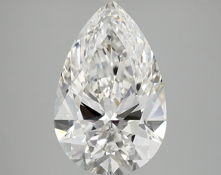 4.02 Carat Pear Shaped Ideal Cut VS1 IGI Certified Lab Grown Diamond