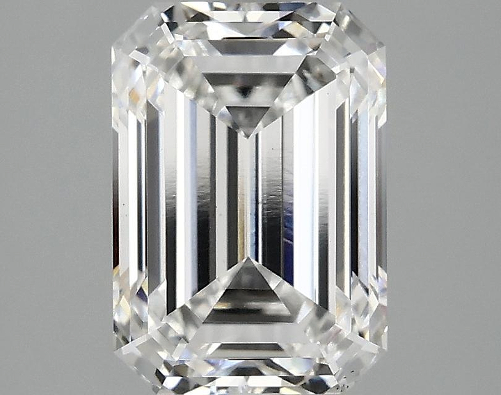 2.54 Carat Emerald Shaped Ideal Cut VS1 IGI Certified Lab Grown Diamond
