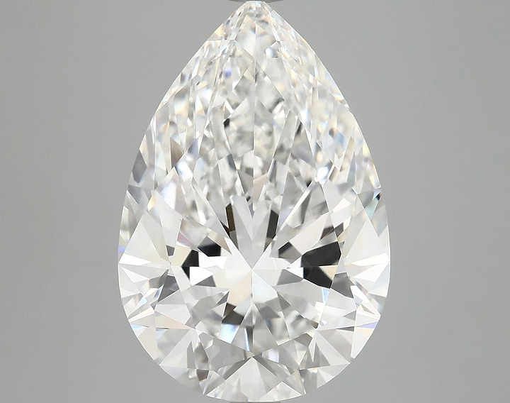 6.7 Carat Pear Shaped Excellent Cut VVS2 IGI Certified Lab Grown Diamond