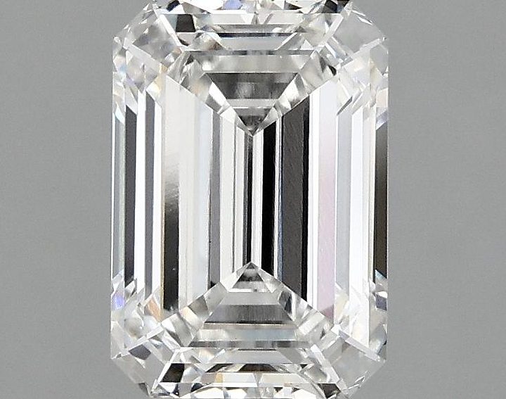2.02 Carat Emerald Shaped Ideal Cut VVS2 IGI Certified Lab Grown Diamond