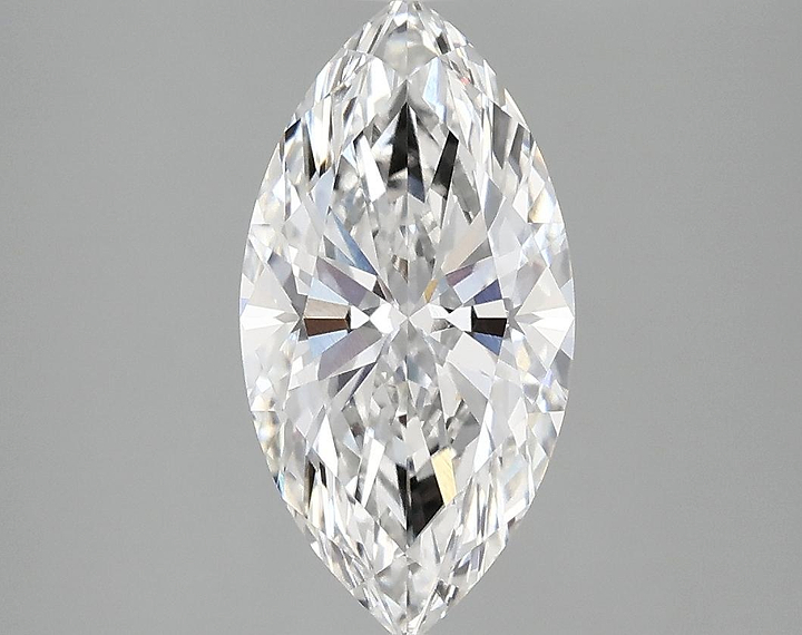 2.02 Carat Marquise Shaped Ideal Cut VVS2 IGI Certified Lab Grown Diamond