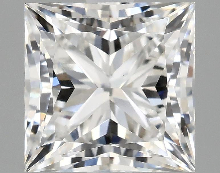 2.05 Carat Princess Shaped Ideal Cut VVS2 IGI Certified Lab Grown Diamond