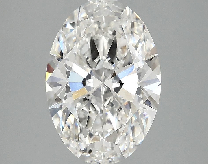 2.56 Carat Oval Shaped Ideal Cut VVS2 IGI Certified Lab Grown Diamond