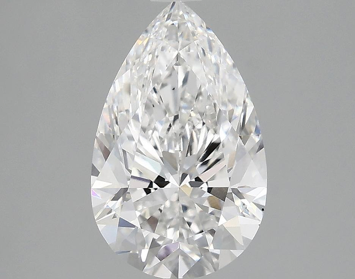 2.07 Carat Pear Shaped Ideal Cut VS2 IGI Certified Lab Grown Diamond