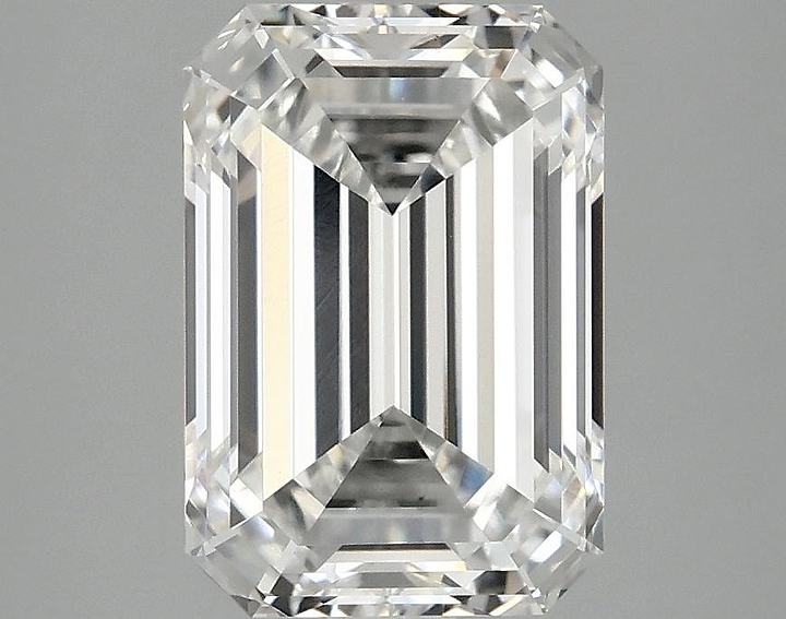 3.05 Carat Emerald Shaped Ideal Cut VS1 IGI Certified Lab Grown Diamond