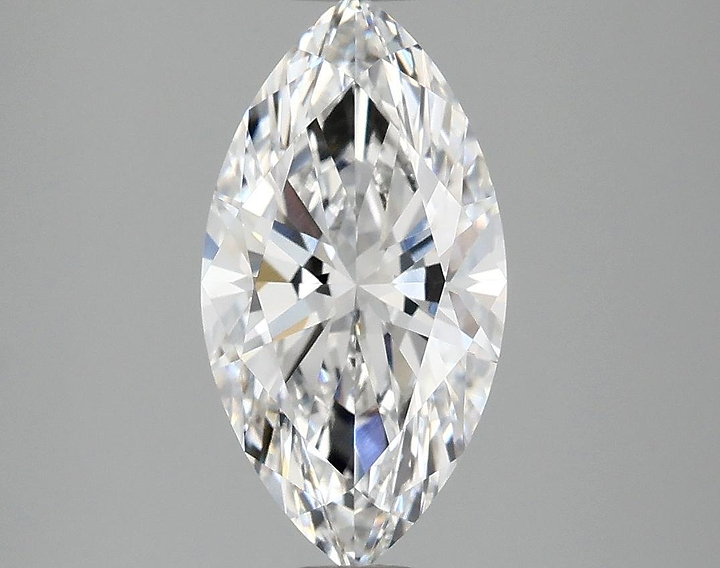 2.1 Carat Marquise Shaped Ideal Cut VVS2 IGI Certified Lab Grown Diamond