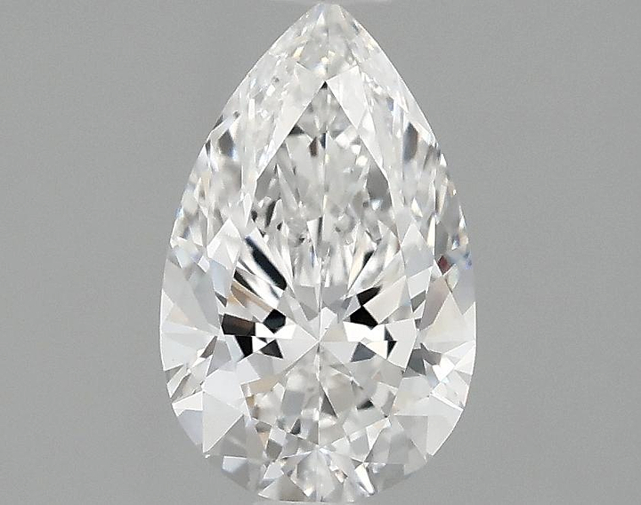 0.98 Carat Pear Shaped Ideal Cut VVS2 IGI Certified Lab Grown Diamond