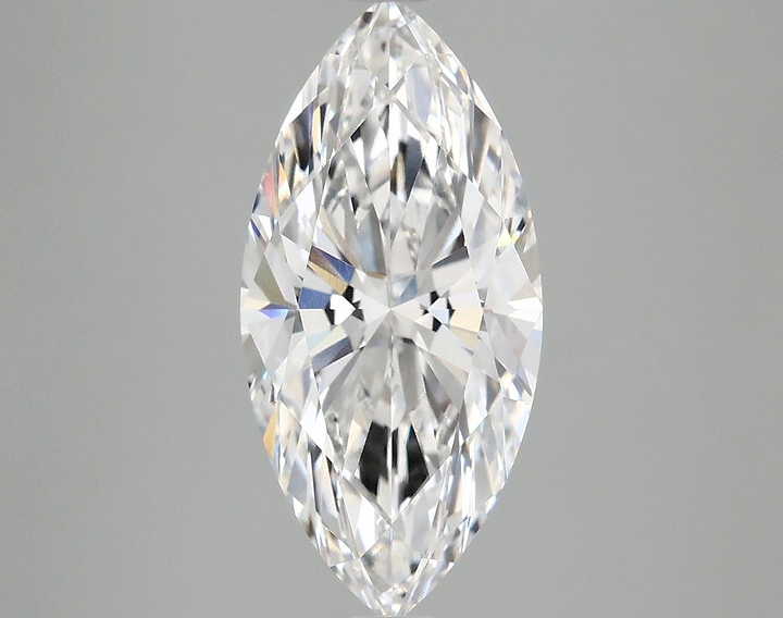 3.19 Carat Marquise Shaped Excellent Cut VVS2 IGI Certified Lab Grown Diamond