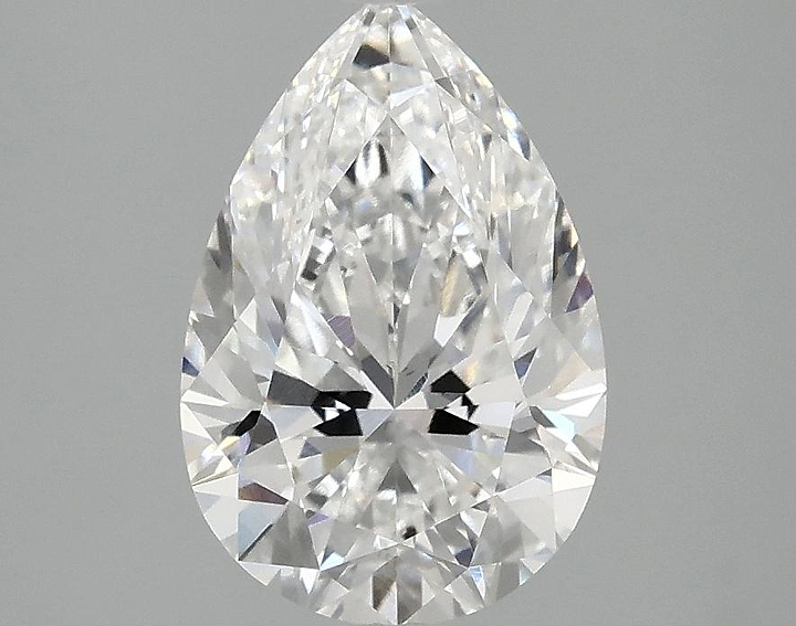 2.07 Carat Pear Shaped Excellent Cut VS1 IGI Certified Lab Grown Diamond