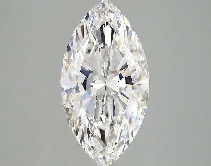 2.51 Carat Marquise Shaped Ideal Cut VVS2 IGI Certified Lab Grown Diamond