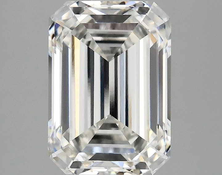 3.1 Carat Emerald Shaped Ideal Cut VVS2 IGI Certified Lab Grown Diamond