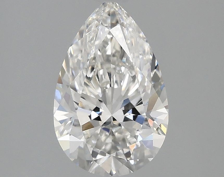 1.58 Carat Pear Shaped Ideal Cut VVS2 IGI Certified Lab Grown Diamond