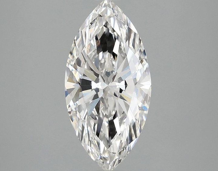 2.1 Carat Marquise Shaped Ideal Cut VVS2 IGI Certified Lab Grown Diamond