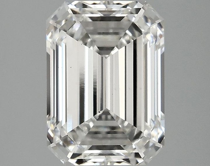 3.02 Carat Emerald Shaped Ideal Cut VS2 IGI Certified Lab Grown Diamond