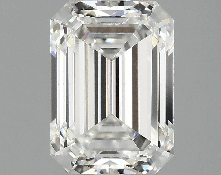 2.09 Carat Emerald Shaped Ideal Cut VS2 IGI Certified Lab Grown Diamond