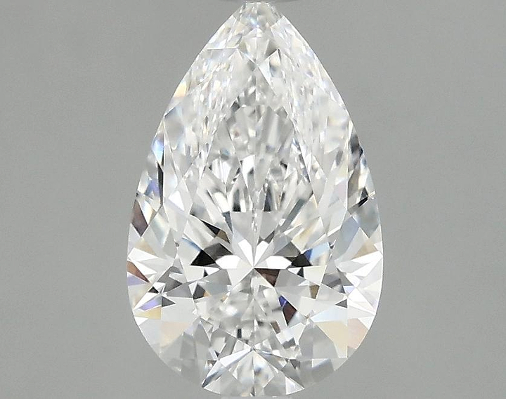 1.52 Carat Pear Shaped Ideal Cut VVS2 IGI Certified Lab Grown Diamond