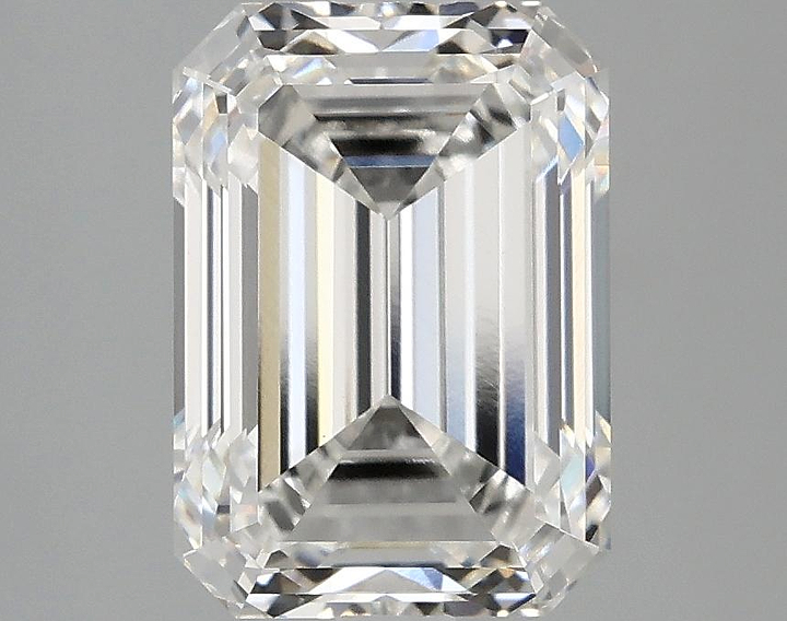 3.15 Carat Emerald Shaped Ideal Cut VVS2 IGI Certified Lab Grown Diamond