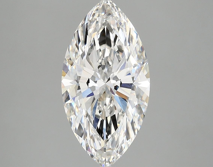 2.42 Carat Marquise Shaped Ideal Cut VVS2 IGI Certified Lab Grown Diamond