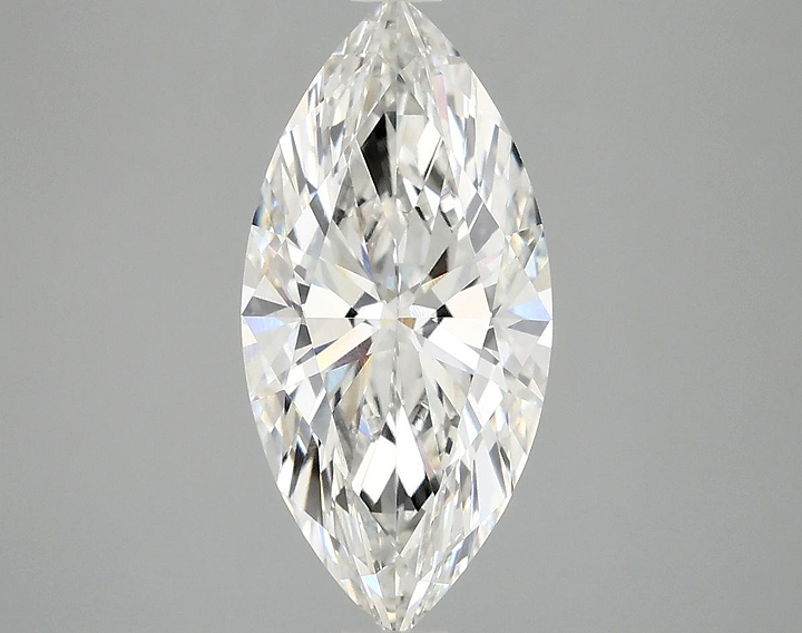 2.51 Carat Marquise Shaped Excellent Cut VVS2 IGI Certified Lab Grown Diamond
