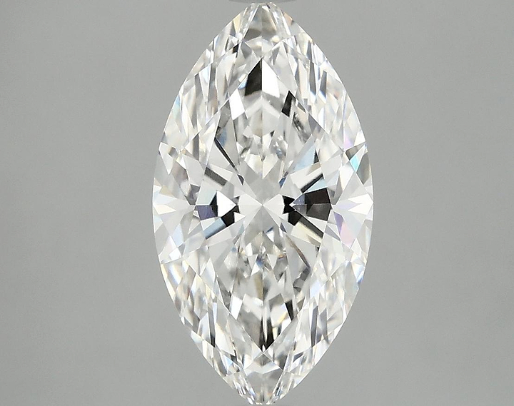 2.53 Carat Marquise Shaped Excellent Cut VVS2 IGI Certified Lab Grown Diamond