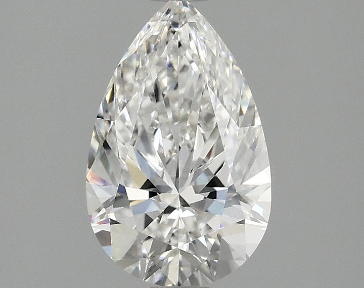 1.53 Carat Pear Shaped Ideal Cut VVS2 IGI Certified Lab Grown Diamond