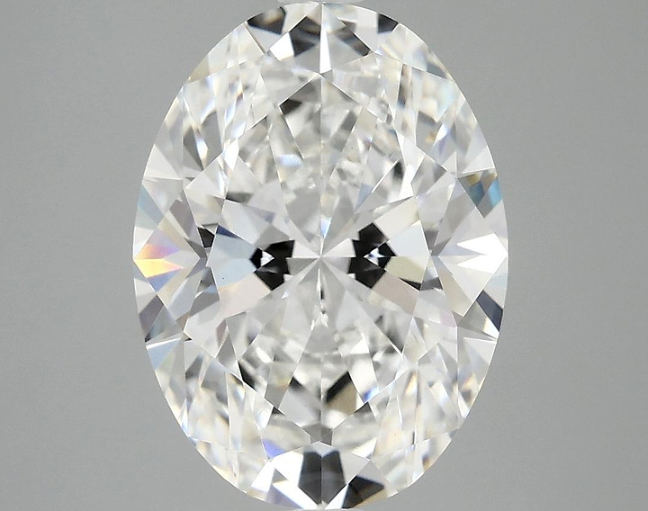 4.08 Carat Oval Shaped Excellent Cut VVS2 IGI Certified Lab Grown Diamond