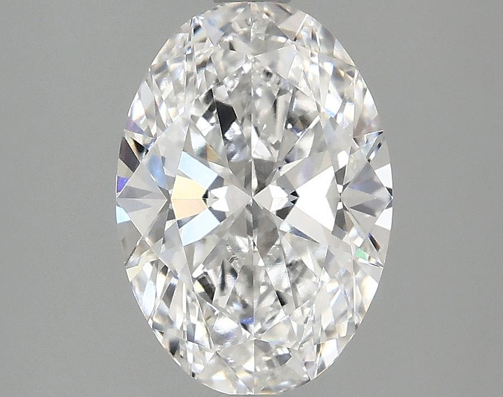 2.02 Carat Oval Shaped Ideal Cut VVS2 IGI Certified Lab Grown Diamond
