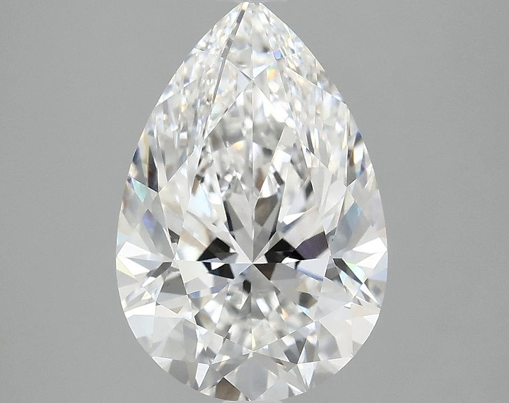 3.72 Carat Pear Shaped Excellent Cut VS1 IGI Certified Lab Grown Diamond