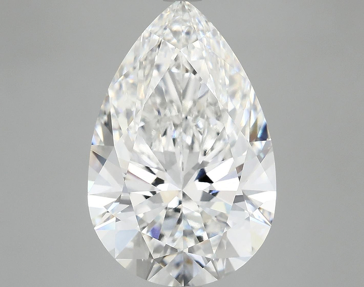 7.17 Carat Pear Shaped Excellent Cut VVS2 IGI Certified Lab Grown Diamond