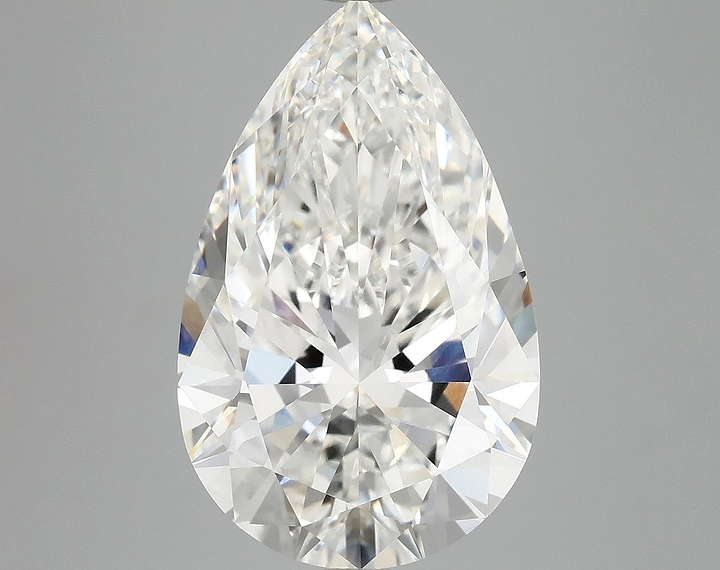 7.2 Carat Pear Shaped Ideal Cut VVS2 IGI Certified Lab Grown Diamond