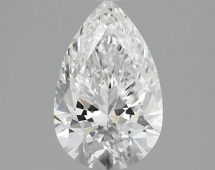 1.53 Carat Pear Shaped Ideal Cut VVS2 IGI Certified Lab Grown Diamond