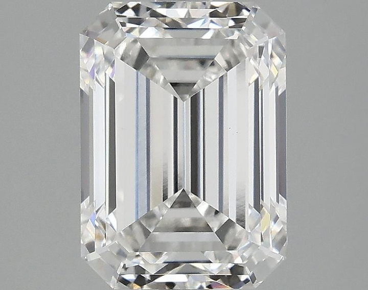 2.89 Carat Emerald Shaped Ideal Cut VVS2 IGI Certified Lab Grown Diamond