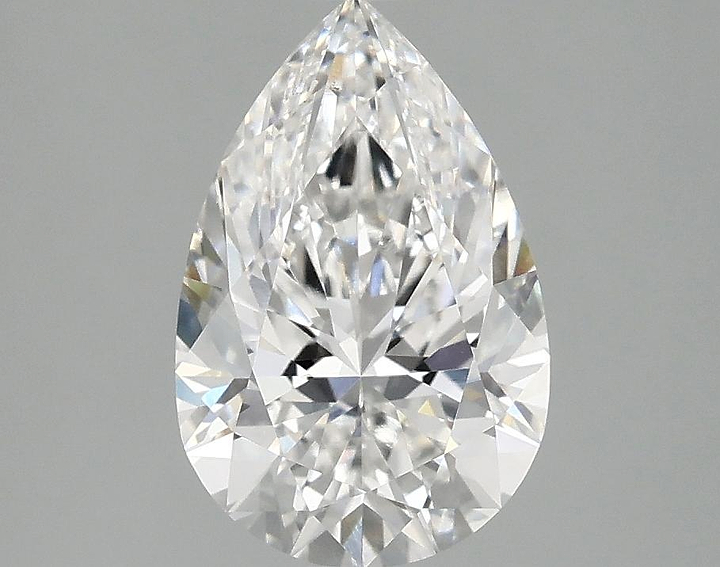 2.08 Carat Pear Shaped Excellent Cut VS1 IGI Certified Lab Grown Diamond