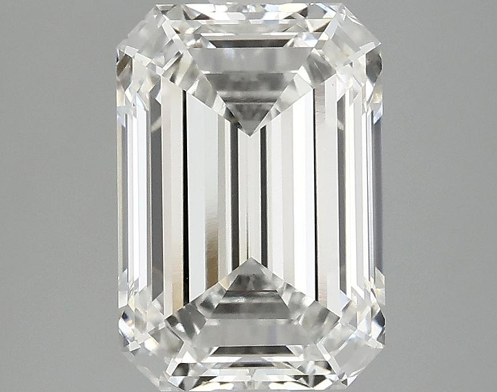 3.06 Carat Emerald Shaped Ideal Cut VVS2 IGI Certified Lab Grown Diamond