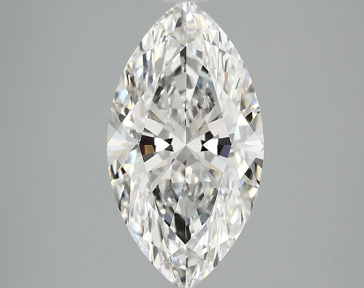 2.58 Carat Marquise Shaped Excellent Cut VVS2 IGI Certified Lab Grown Diamond
