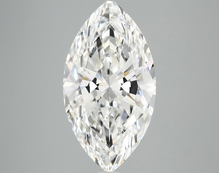 3.86 Carat Marquise Shaped Excellent Cut VVS2 IGI Certified Lab Grown Diamond
