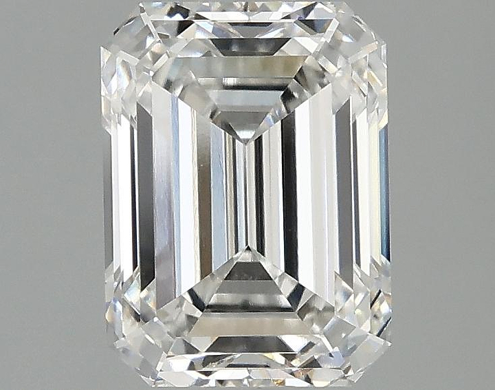 2.05 Carat Emerald Shaped Excellent Cut VVS2 IGI Certified Lab Grown Diamond