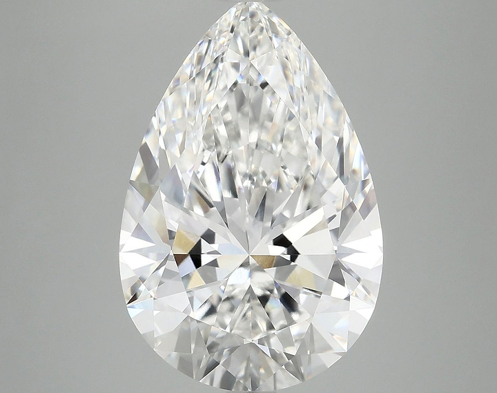 6.77 Carat Pear Shaped Excellent Cut VVS2 IGI Certified Lab Grown Diamond