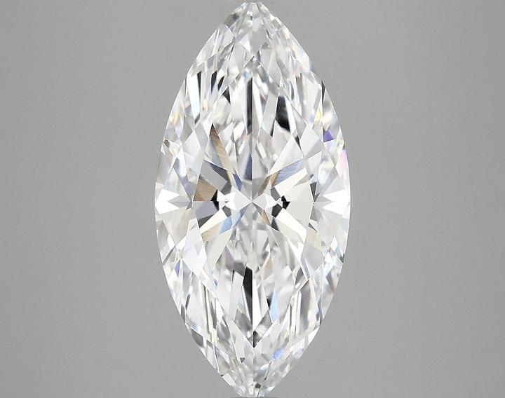 3.03 Carat Marquise Shaped Excellent Cut VVS2 IGI Certified Lab Grown Diamond